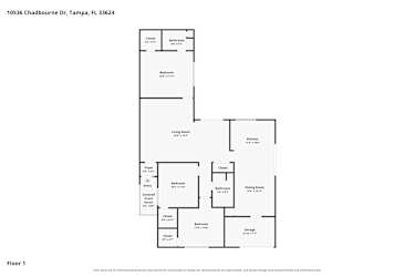 Floor plan 1 for 10536 Chadbourne Dr