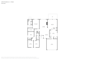 Floor plan 1 for 1054 Providence Ln