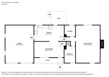 Floor plan 1 for 106 Longview Rd