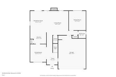 Floor plan 1 for 106 Whitfield Way