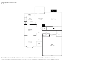 Floor plan 1 for 10600 Northgate Trail Dr