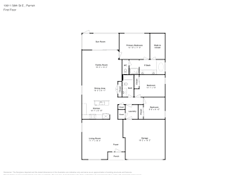 Floor plan 1 for 10611 58th St E