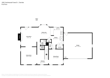 Floor plan 1 for 10621 Northwoods Forest Dr
