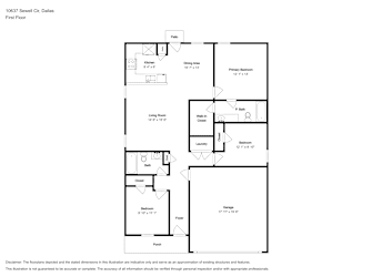 Floor plan 1 for 10637 Sewell Cir
