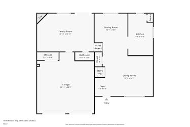 Floor plan 1 for 10710 Mortons Xing