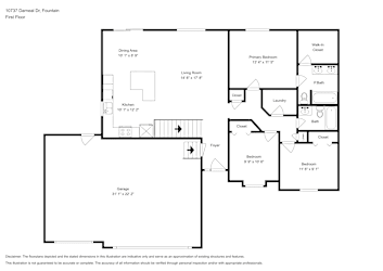 Floor plan 2 for 10737 Darneal Dr