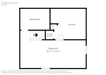 Floor plan 1 for 10744 Moore Cir