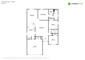 Floor plan 1 for 1076 Amanda Kay Cir