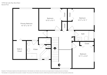 Floor plan 2 for 10769 Oak Lake Way