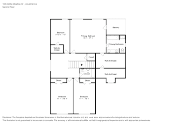 Floor plan 2 for 108 Astilbe Meadow Dr