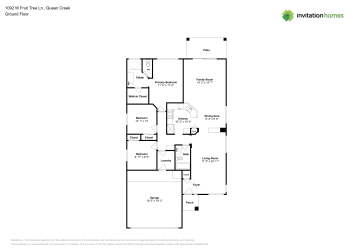 Floor plan 1 for 1092 W Fruit Tree Ln
