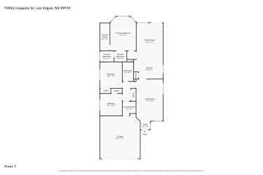 Floor plan 1 for 10922 Coppola St