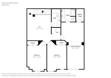 Floor plan 2 for 10926 Zest St NE #G