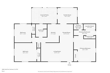 Floor plan 1 for 10950 102nd Ave