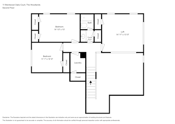 Floor plan 2 for 11 Brentwood Oaks Ct