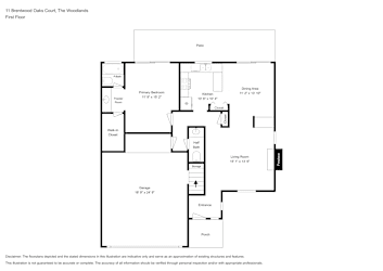 Floor plan 1 for 11 Brentwood Oaks Ct