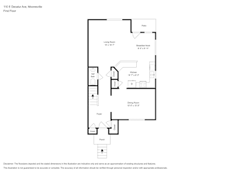 Floor plan 1 for 110 E Decatur Ave