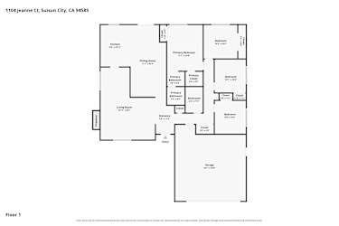Floor plan 1 for 1104 Jeanne Ct