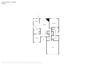 Floor plan 1 for 1105 Iron Horse Dr