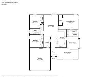 Floor plan 1 for 1107 Sugarberry Trl