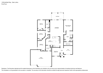 Floor plan 1 for 1108 Ashfield Way