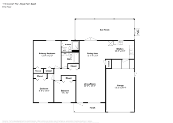 Floor plan 1 for 1110 Concert Way
