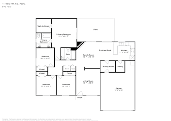 Floor plan 1 for 11102 N 79th Ave