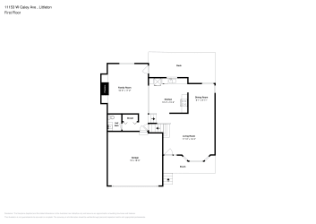 Floor plan 2 for 11153 W Caley Ave