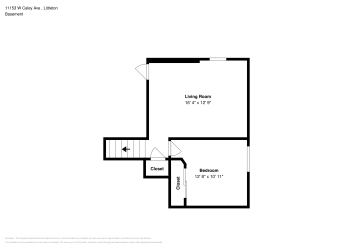 Floor plan 1 for 11153 W Caley Ave