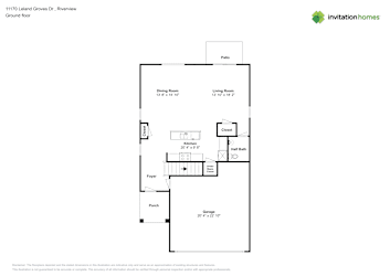 Floor plan 1 for 11170 Leland Groves Dr