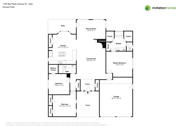 Floor plan 1 for 1118 Red Rock Canyon Dr