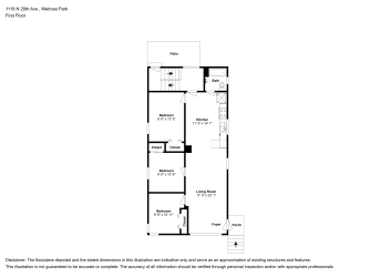 Floor plan 2 for 1119 N 20th Ave
