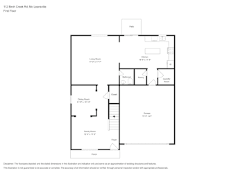 Floor plan 1 for 112 Birch Creek Rd