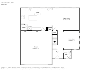 Floor plan 1 for 112 Lantana Xing