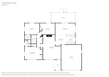 Floor plan 1 for 11206 Wheeling Dr