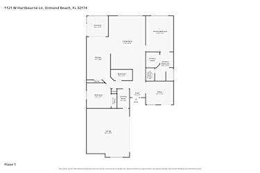 Floor plan 1 for 1121 Hartbourne Ln