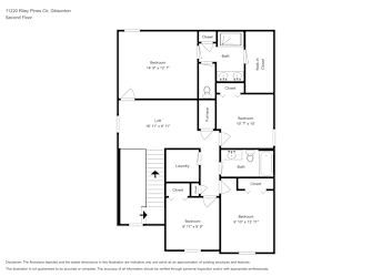 Floor plan 2 for 11220 Riley Pines Cir