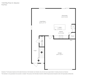 Floor plan 1 for 11220 Riley Pines Cir