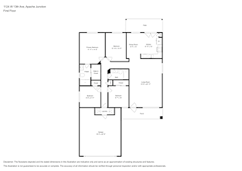 Floor plan 1 for 1124 W 13th Ave