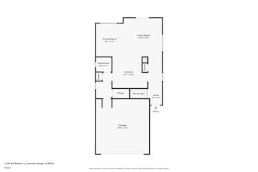 Floor plan 1 for 11259 Bufflehead Ln
