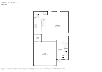 Floor plan 1 for 11259 Riley Pines Cir