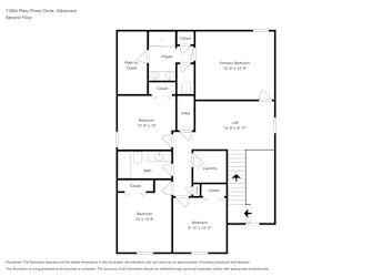 Floor plan 2 for 11264 Riley Pines Cir