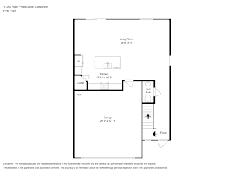 Floor plan 1 for 11264 Riley Pines Cir