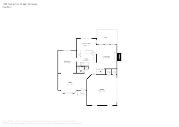 Floor plan 1 for 1129 Cool Springs Dr NW