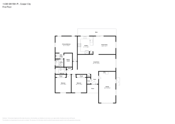 Floor plan 1 for 11295 SW 55th Pl