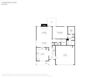 Floor plan 1 for 113 Big Leaf Wy