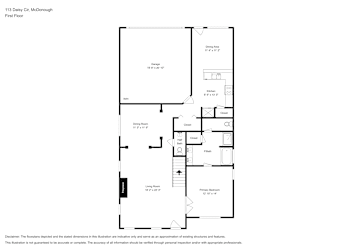 Floor plan 1 for 113 Daisy Cir