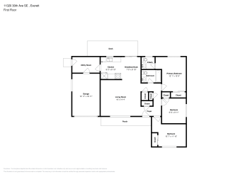 Floor plan 1 for 11320 30th Ave SE