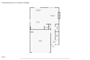 Floor plan 1 for 1134 Hallman Branch Ln