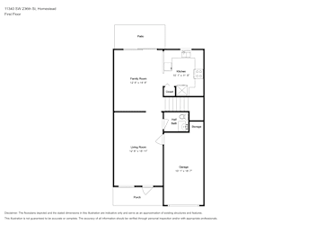 Floor plan 1 for 11340 SW 236th St